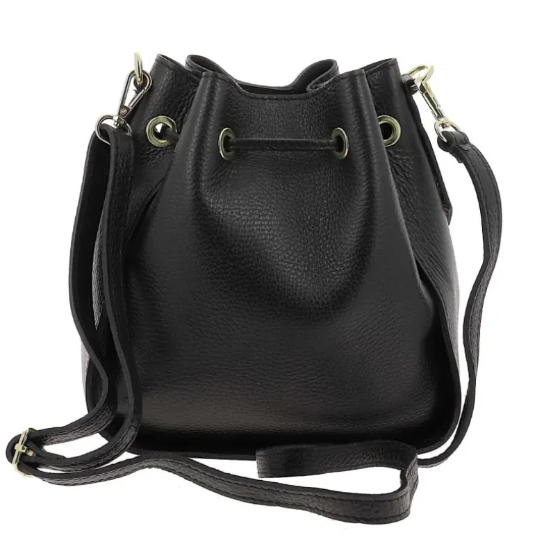 ABRIL sac seau en cuir