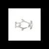 Bague argentee, gui