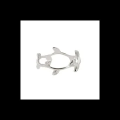 Bague argentee, gui