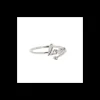 Bague argentee, love