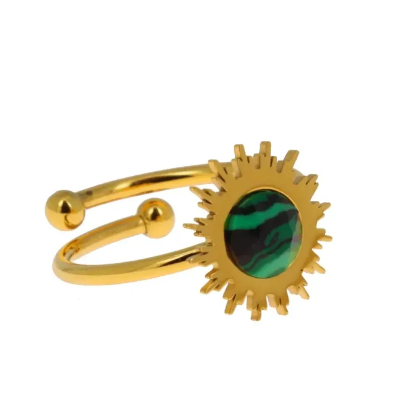 Bague doree, Jade