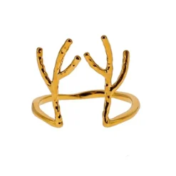 Bague Rene, dore