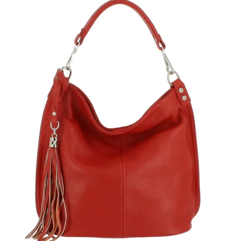 BARTONE sac hobo en cuir