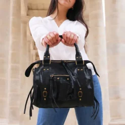 BENICHA sac a main en cuir