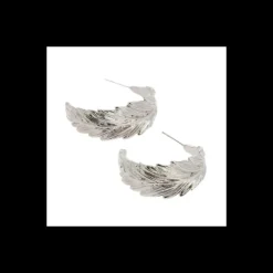 Boucles d'oreilles argentees, Tajor