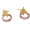 Boucles d'oreilles dorees, Stella
