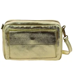 EMBER sac trotteur metallise en cuir