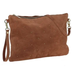 ERMELO sac pochette a bandouliere en cuir
