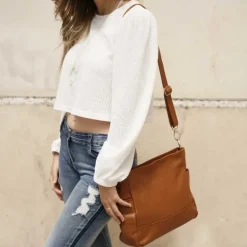 FRIDA sac hobo en cuir