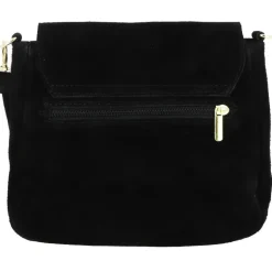 GOROKAS sac bandouliere en cuir effet metallisee