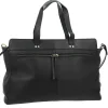 Grand sac cabas en cuir a bandouliere MORGANE