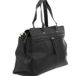 Grand sac cabas en cuir a bandouliere MORGANE