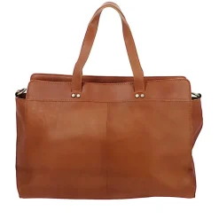 Grand sac cabas en cuir a bandouliere MORGANE