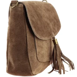 MARTIGA sac bandouliere en cuir daim