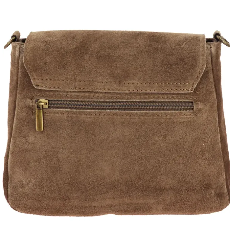 MARTIGA sac bandouliere en cuir daim