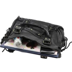 MELLAL sac a main bandouliere vintage en cuir