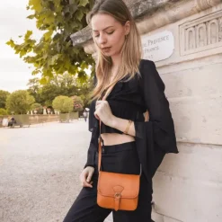 Mini sac bandouliere en cuir MARIES