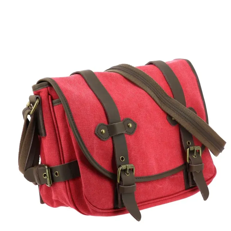 MYR besace en cuir et toile