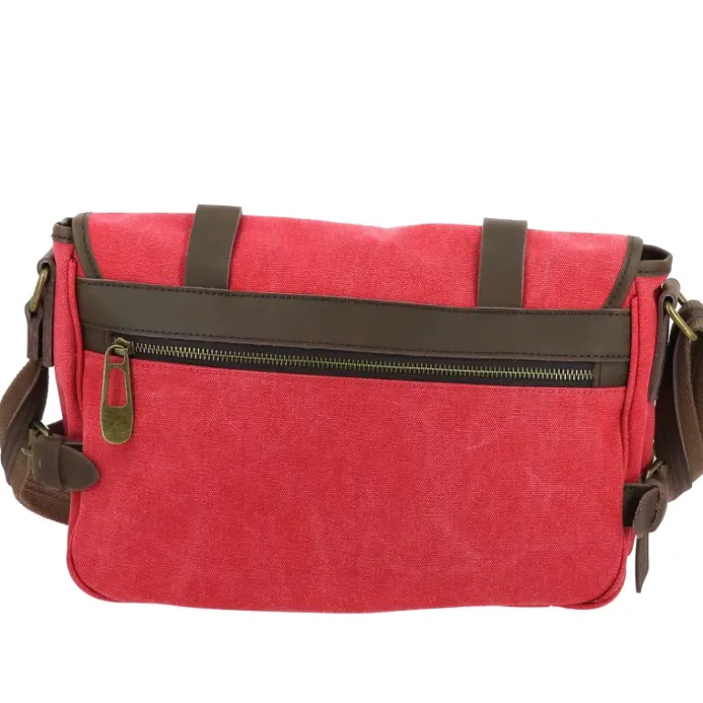 MYR besace en cuir et toile