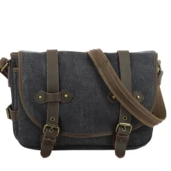 MYR besace en cuir et toile