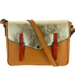 OXFORD sac cartable irise en cuir