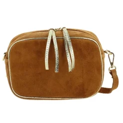 Petit sac a bandouliere en cuir THEA