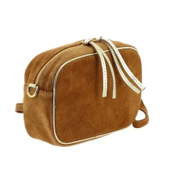 Petit sac a bandouliere en cuir THEA