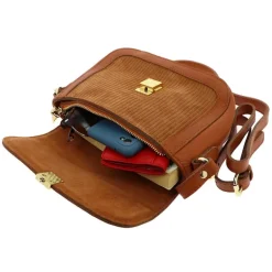 Petit sac bandoulière en cuir TESSA