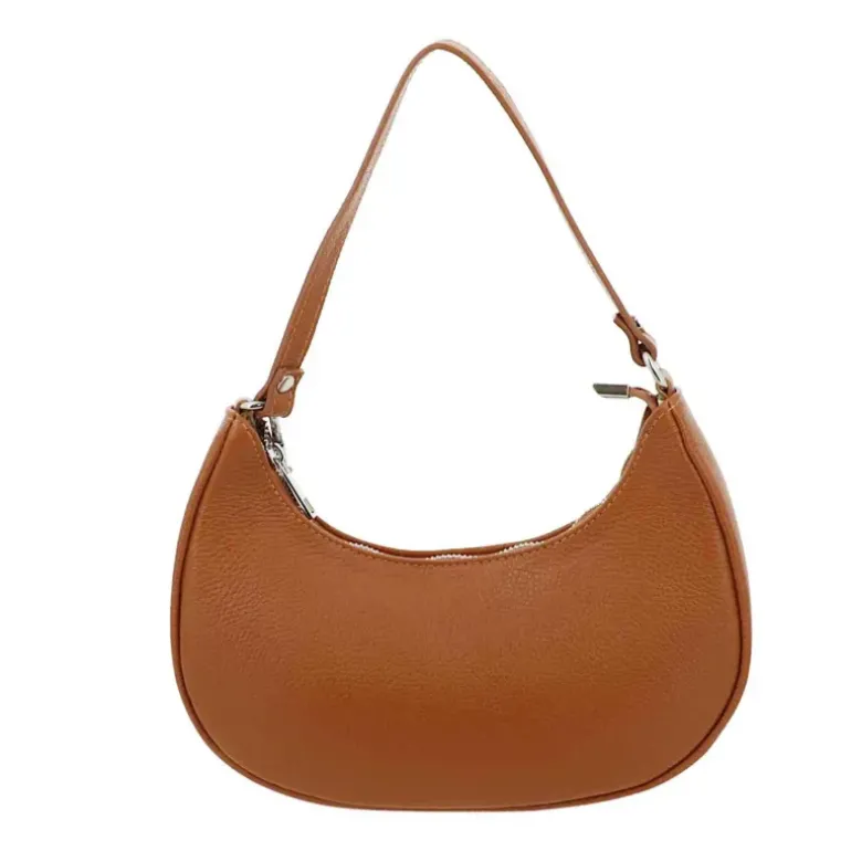 Petit sac demi lune en cuir SOYO