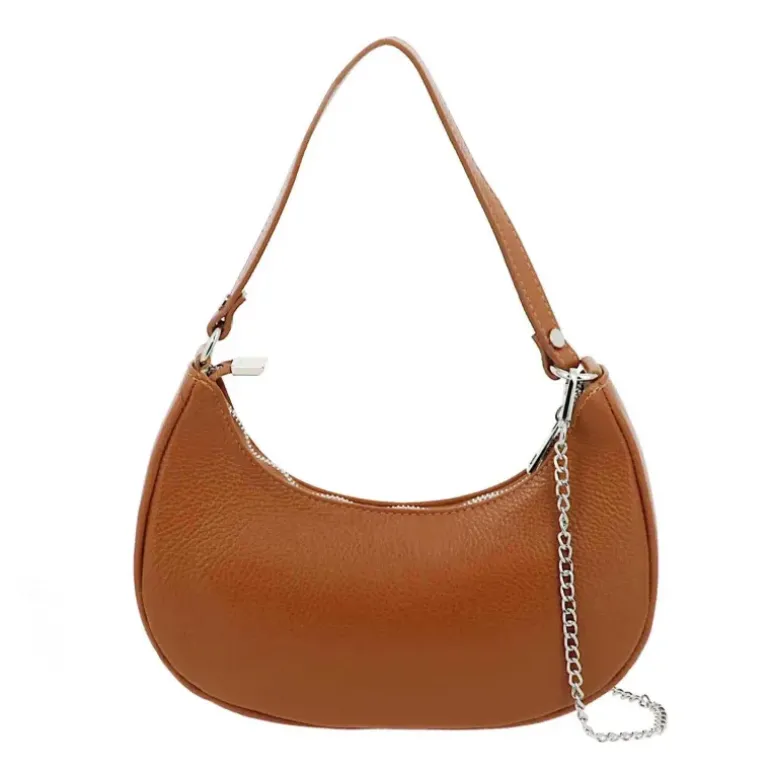 Petit sac demi lune en cuir SOYO