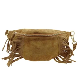 Sac banane a franges en cuir MASERU