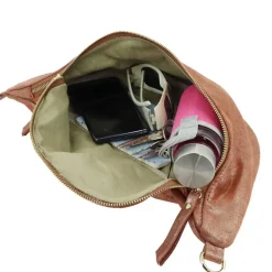 Sac banane xl en cuir irise BITAM