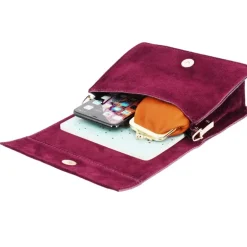 Sac bandouliere en cuir daim HARRERAS