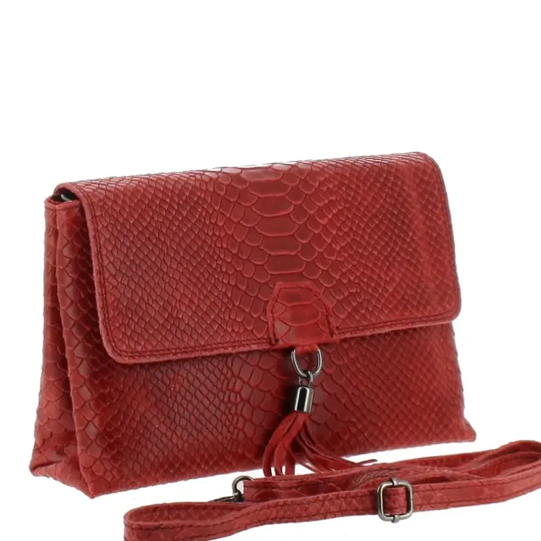 SMULE sac effet python en cuir