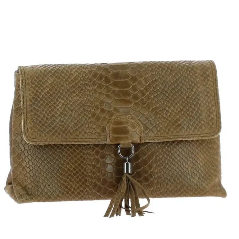 SMULE sac effet python en cuir