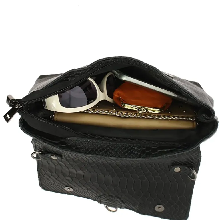 SMULE sac effet python en cuir