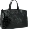 TOMBSOR sac a main en cuir croco