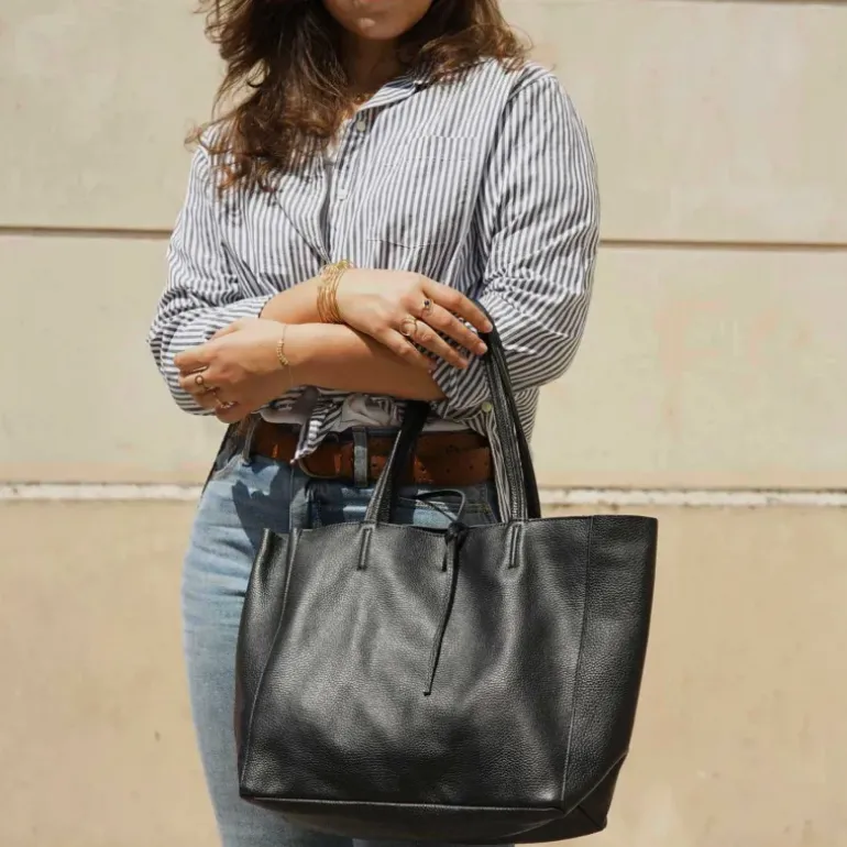 ULTRECH grand sac cabas en cuir